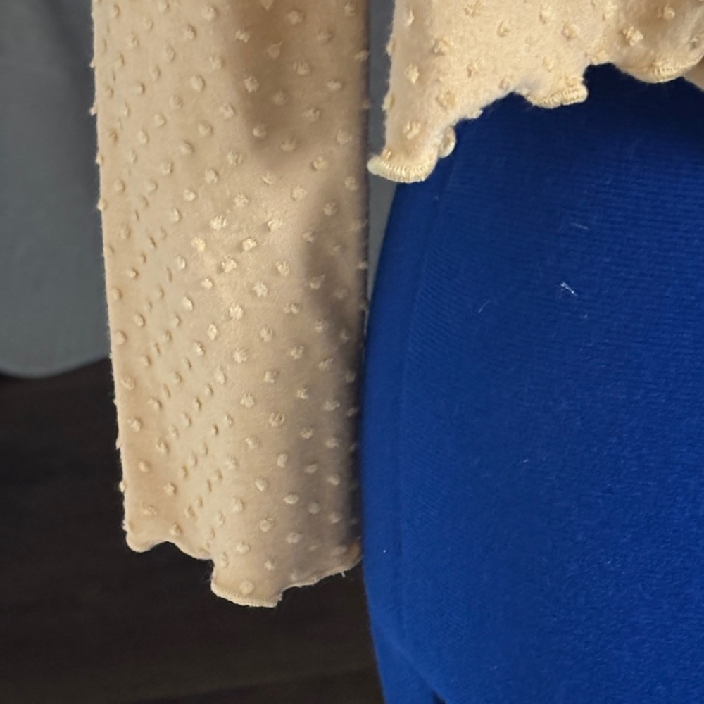 Elegant Mustard Wrap Blouse - Picture 4 of 8